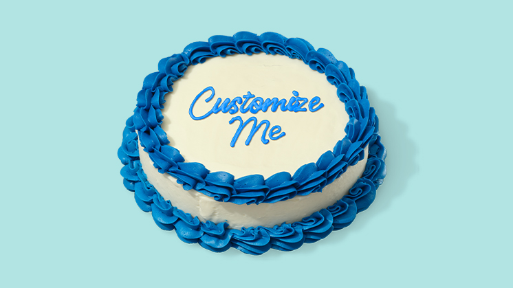Round Ice Cream Cake