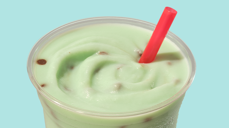 Mint Chocolate Chip Shake